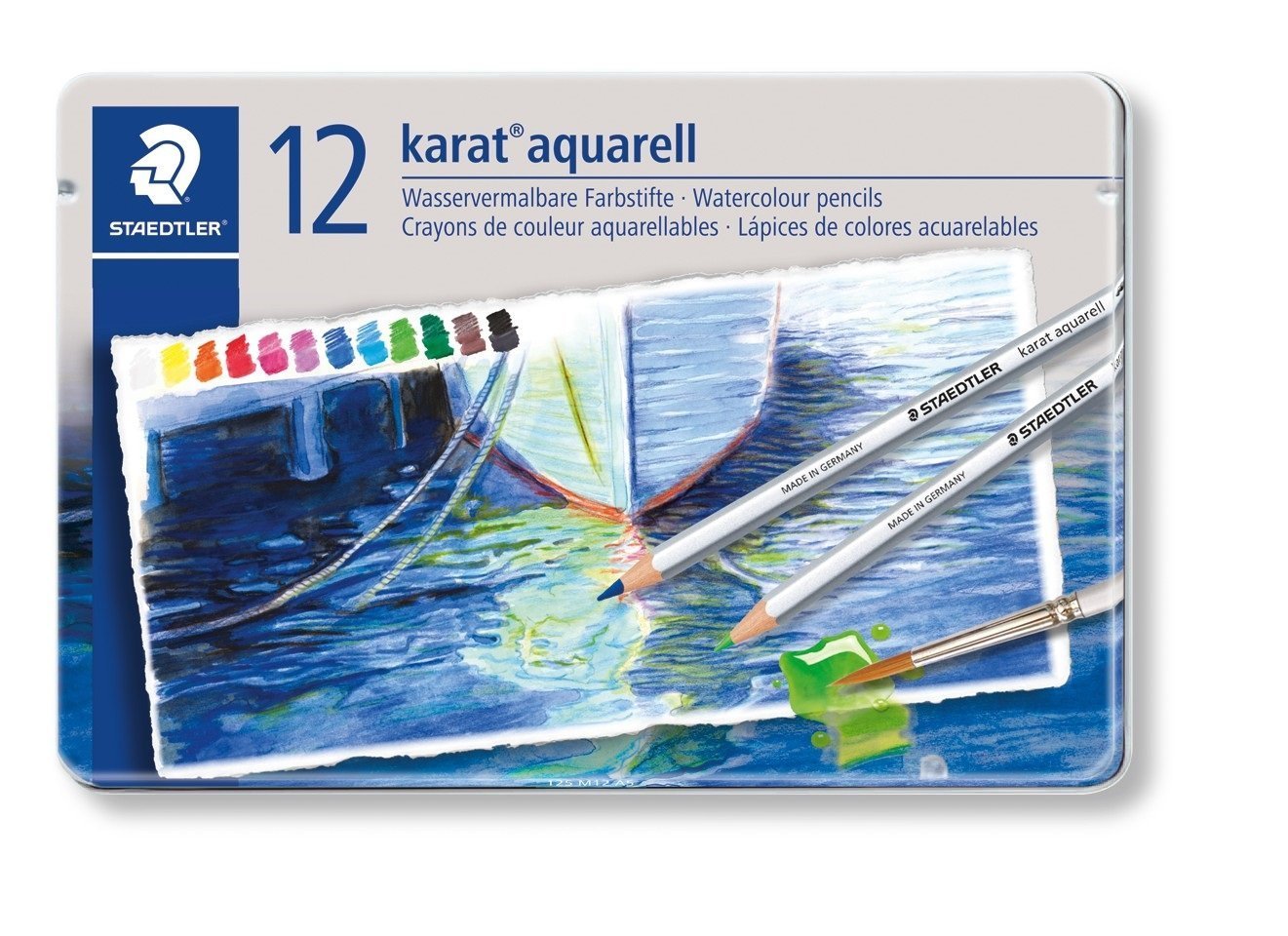 Staedtler - Karat aquarell watercolour pencil, 12 pcs - Leker