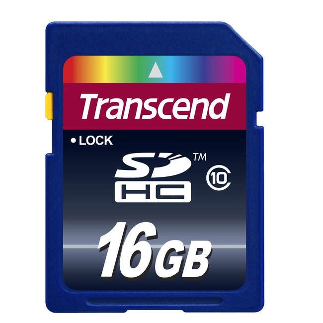 Transcend 16GB SDHC Class 10 Premium Memory Card (TS16GSDHC10)