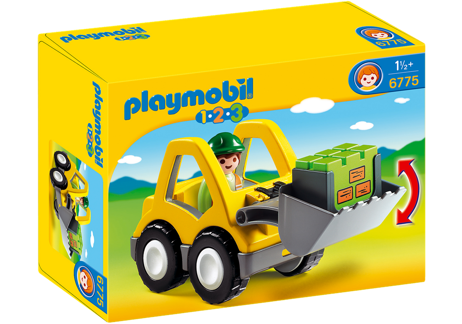 Playmobil 1.2.3 - Wheel Loader (6775)