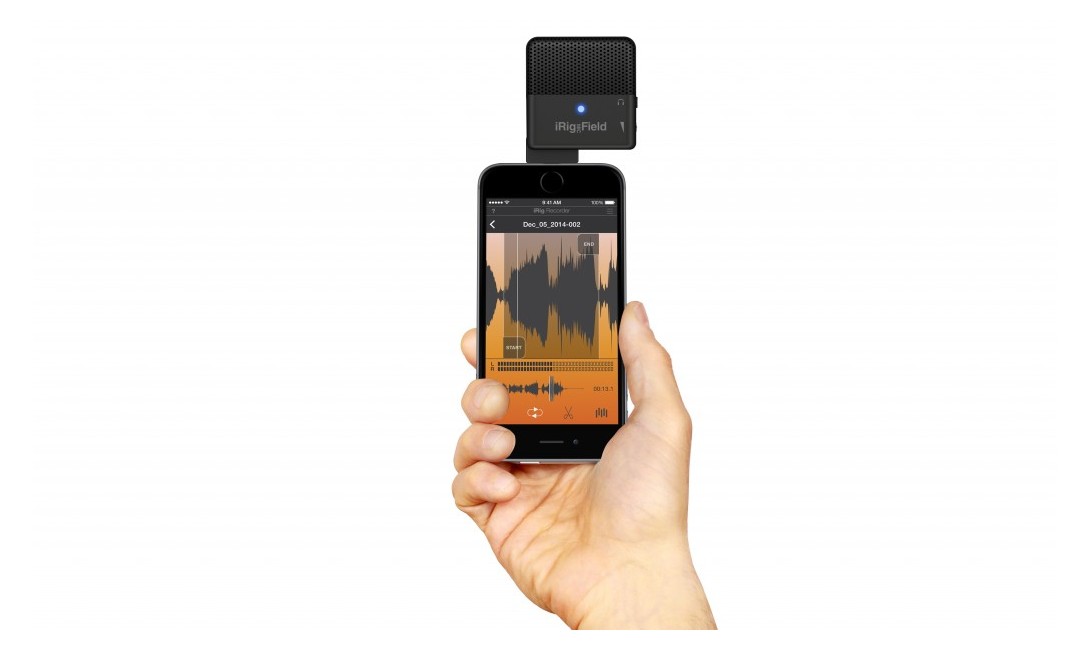 IK Multimedia - iRig Mic Field - Audio/Video Stereo Mikrofon Til iOS Enheder