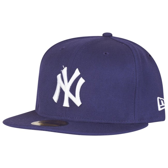 New Era Cap - BASIC New York Yankees purple / white