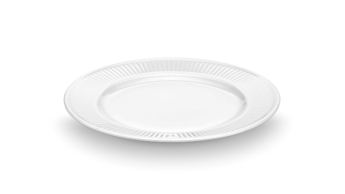 Pillivuyt - Plissé Plate Flat - Ø17 cm - White (214217)