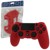 ZedLabz soft silicone rubber skin grip cover for Sony PS4 controller with ribbed handle - red thumbnail-1