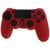 ZedLabz soft silicone rubber skin grip cover for Sony PS4 controller with ribbed handle - red thumbnail-2