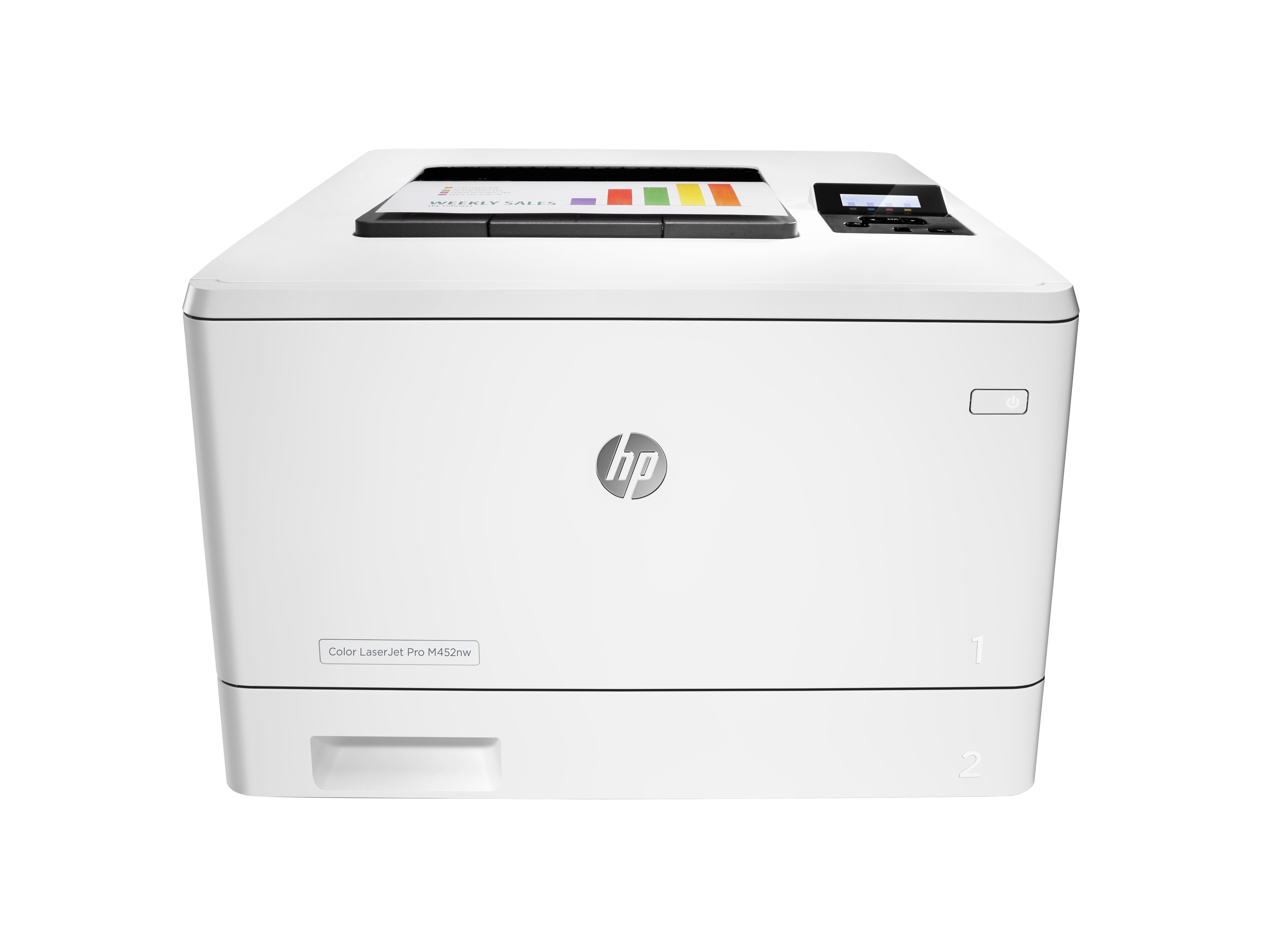 Принтер hp color laserjet pro m452nw замена картриджа