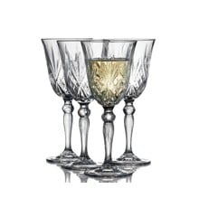 Lyngby Glas - Crystal Clear Melodia White Wine Glass 21 cl - Set of 4 (916099)