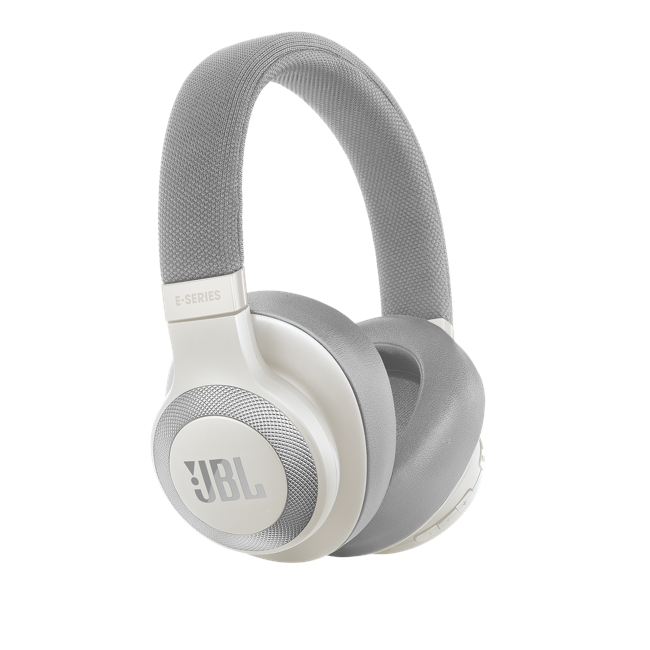 zz JBL - E65BTNC Wireless Over-Ear NC Headphones White