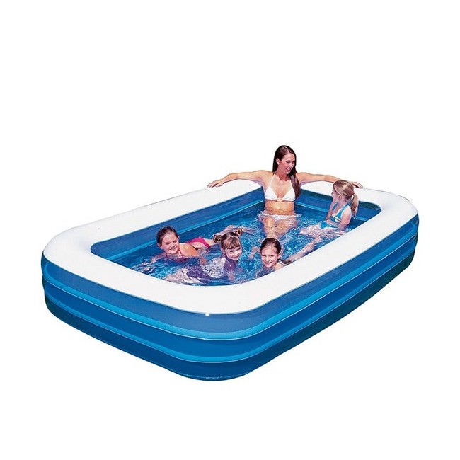 Bestway - Deluxe Blue Rectangular Family Pool 3.05m x 1.83m x 56cm (54009)