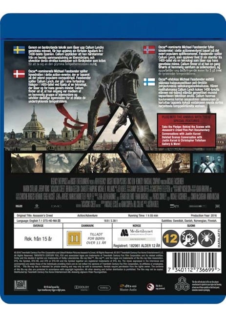 Assassin's Creed (Blu-Ray)