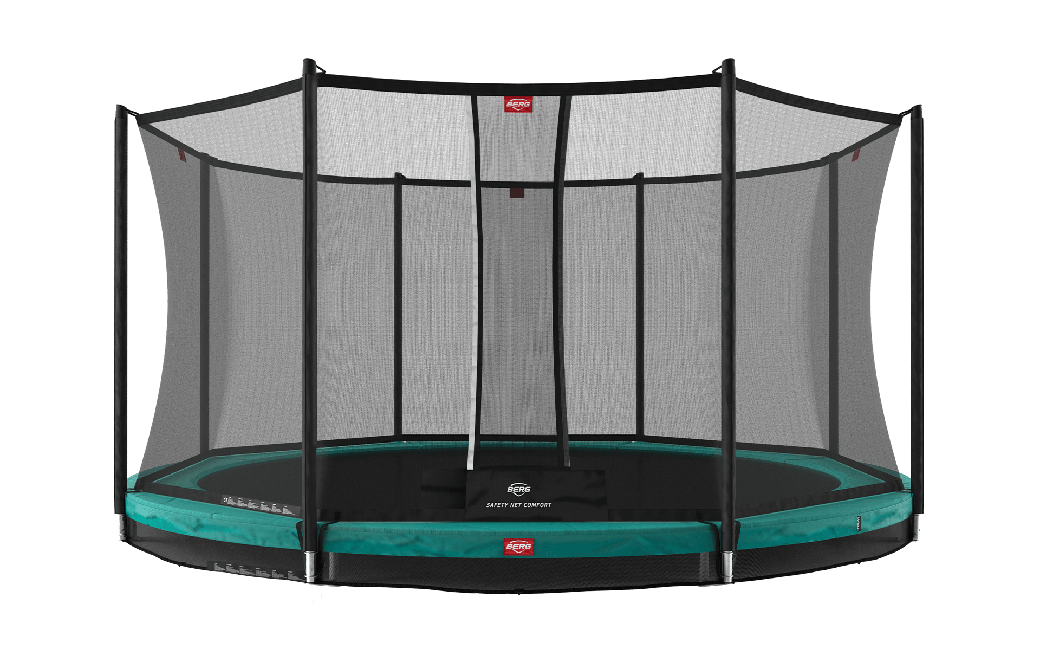 BERG - InGround Favorit 380 Trampoline + Comfort Safety Net - Green (35.12.04.02)