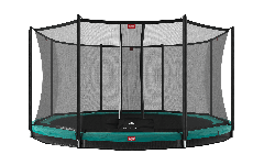 BERG - InGround Favorit 380 Trampoline + Comfort Safety Net - Green (35.12.04.02)