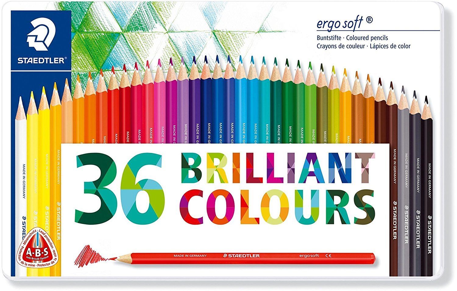 Staedtler - Coloured pencil ergosoft 36 pcs (157 M36) - Leker
