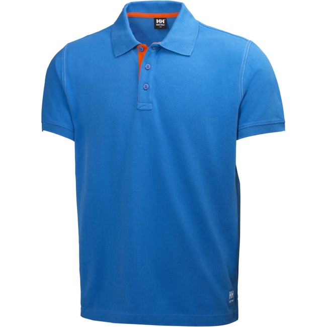 Helly Hansen Mens Oxford Versatile Contrast Short Sleeve Polo Shirt