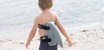 SwimFin - Hajfena simbälte för barn - Varmgrå thumbnail-3