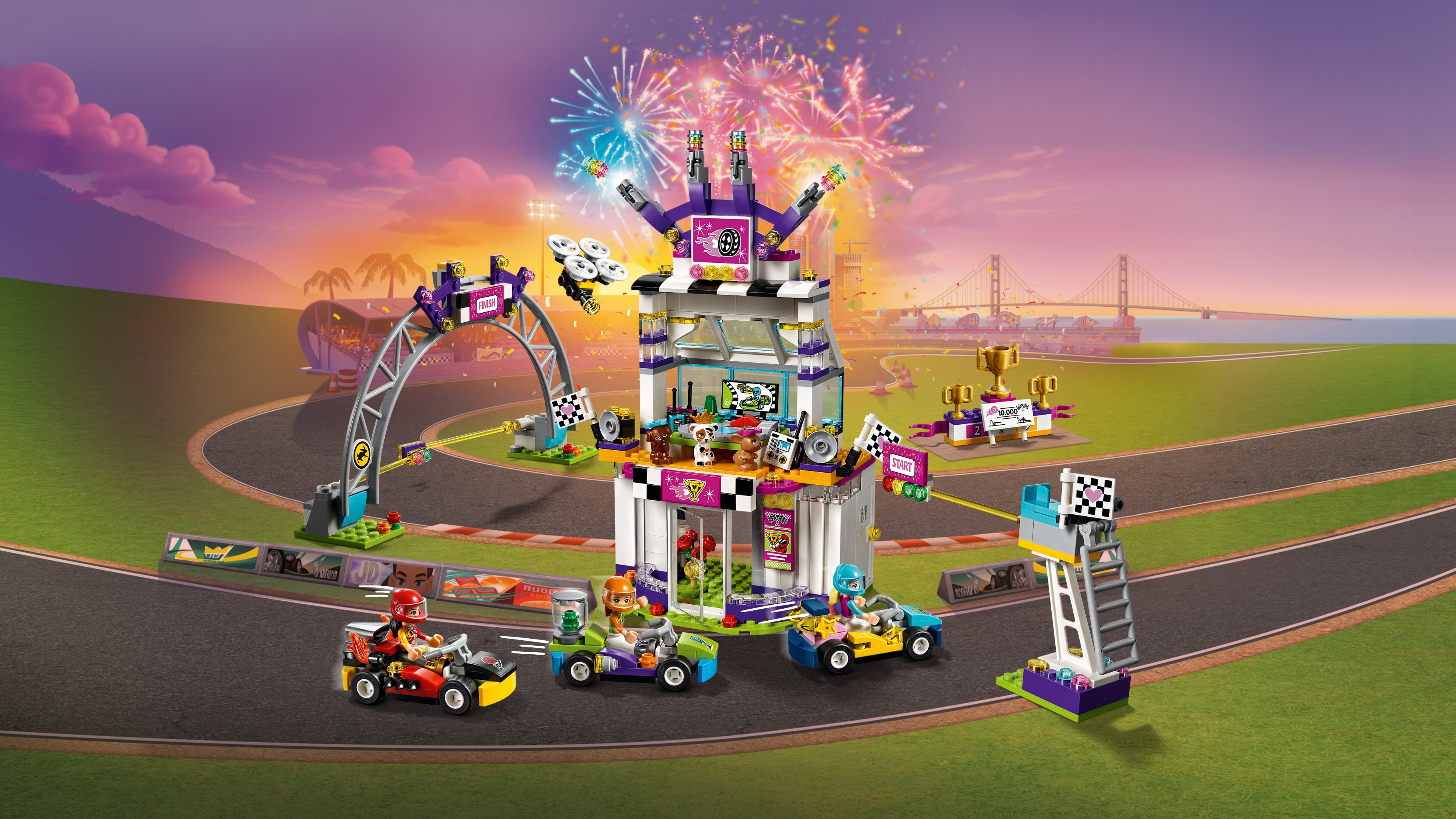 lego friends race