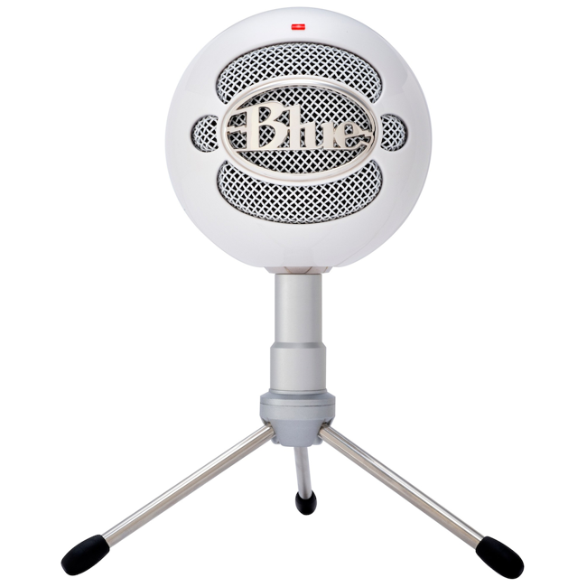 Blue - Microphone Snowball ICE White