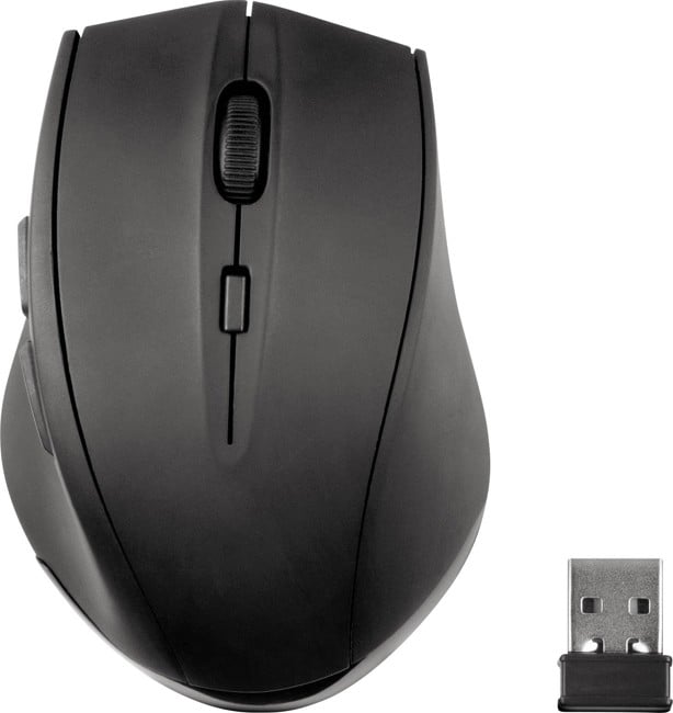 Speedlink - Calado Silent Wireless Mouse mit USB-Nano-Empfänger - Schwarz