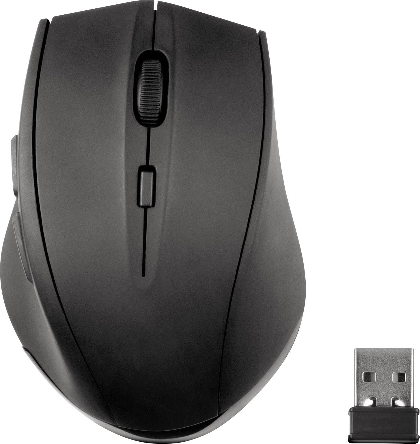 Speedlink - Calado Silent Wireless Mouse with USB Nano Receiver - Black - Datamaskiner