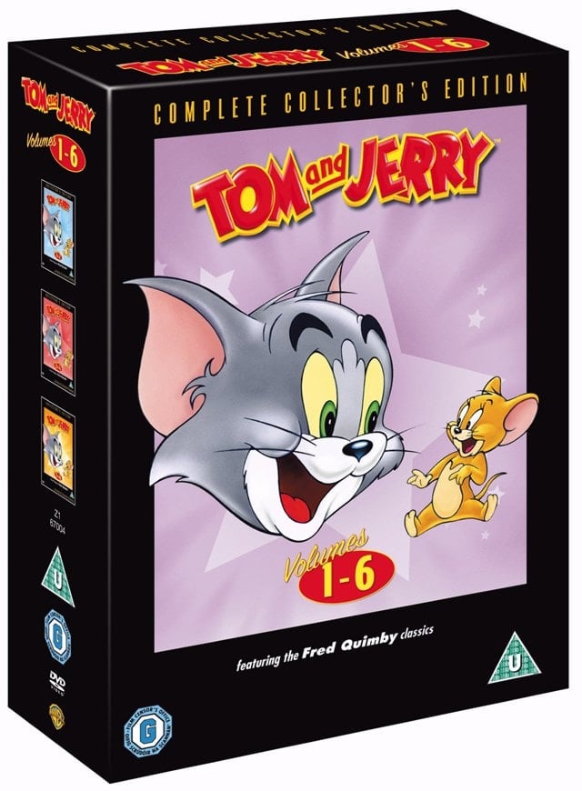 Tom and Jerry Collection Volumes 1-6 (6-disc) - DVD– (UK Import) - Filmer og TV-serier