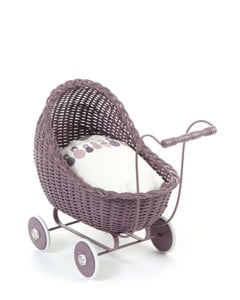 Smallstuff - Doll Stroller - Dark Rose