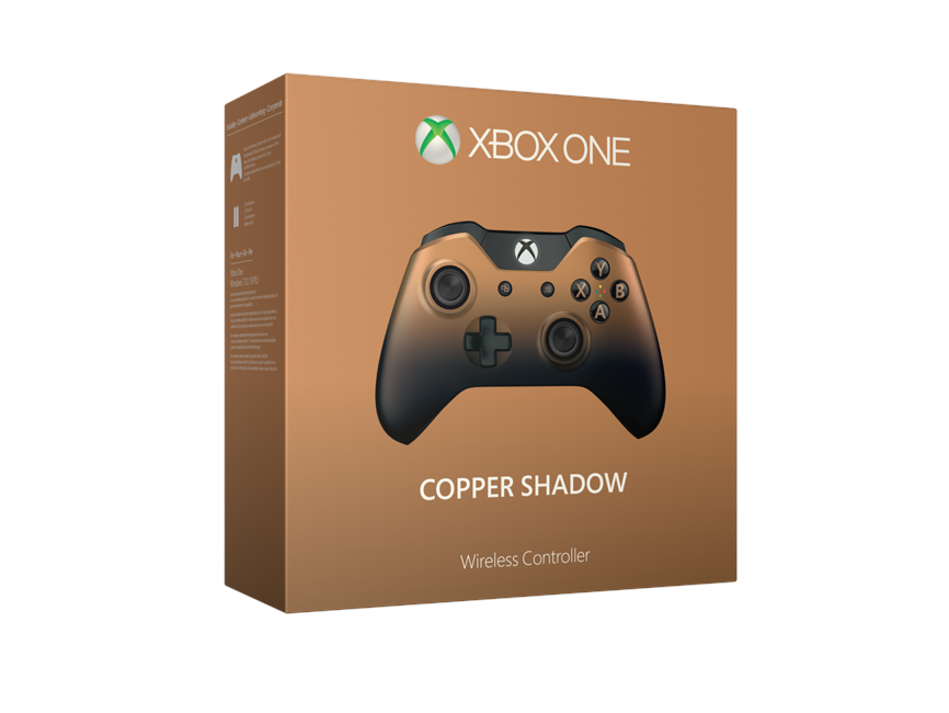 Xbox One Wireless Copper Shadow Controller with 3.5mm Headset Jack