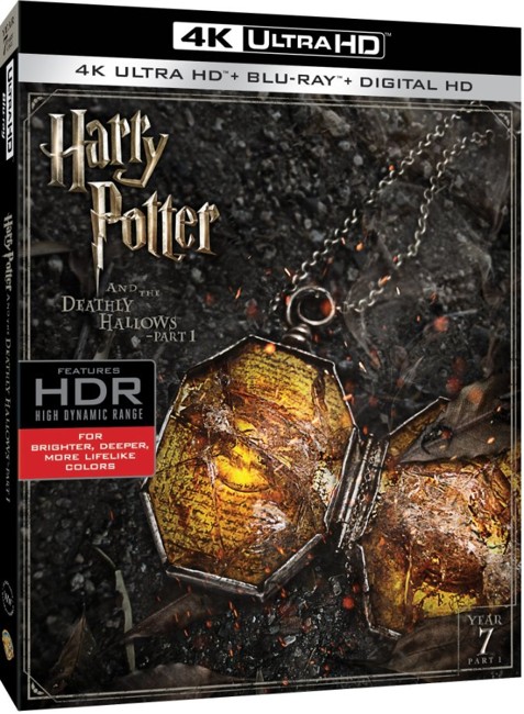 Harry Potter 7 - Og Dødsregalierne - Del 1 / The Deathly Hallows - Part 1 (4K Blu-Ray)
