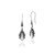 Gemondo 925 Sterling Silver Art Deco Mother of Pearl & Marcasite Drop Earrings & 45cm Necklace Set thumbnail-3