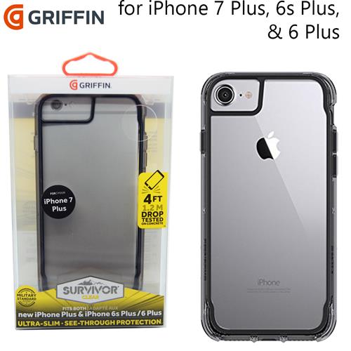 Genuine Griffin Survivor Clear Case For IPhone 8/7/6/6S/SE (2020) - Rose Gold, Open Box