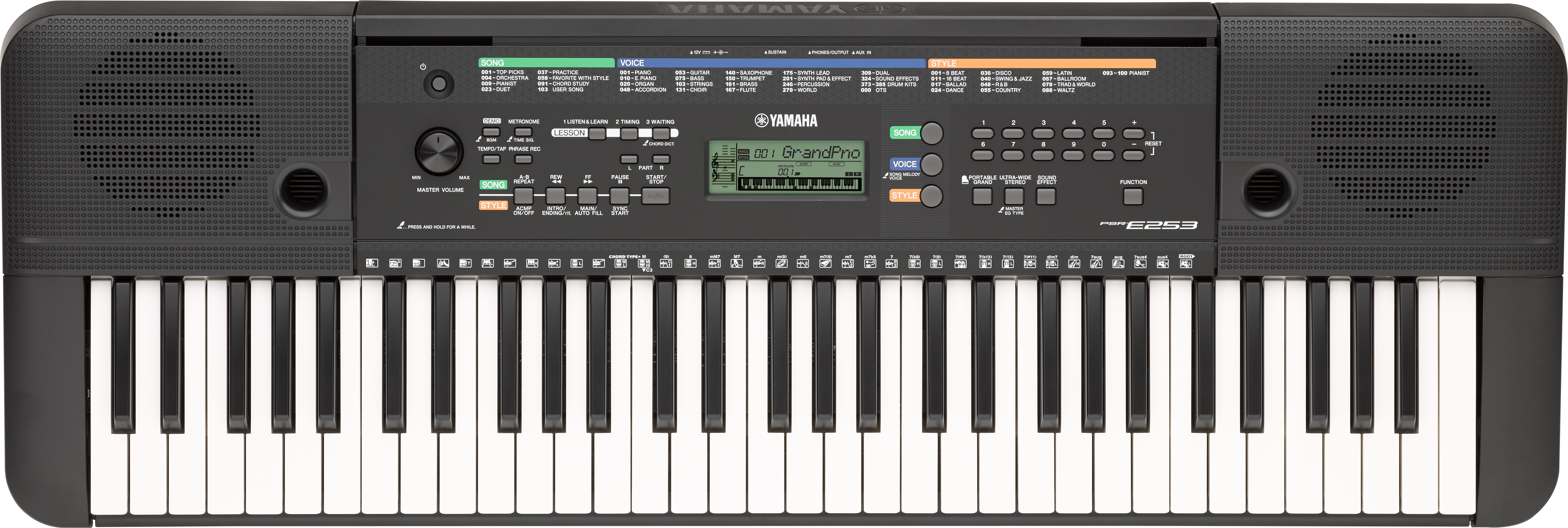 yamaha psr e253 keyboard price