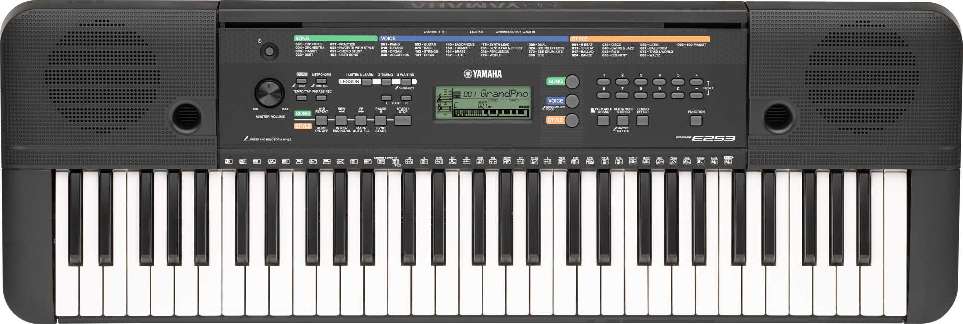 Yamaha - PSR-E253 - Transportabel Keyboard (Demo)