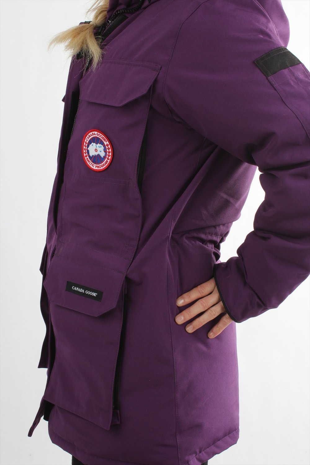 canada goose purple parka