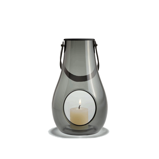 Holmegaard - Design With Light Lanterne 25 cm - Smoke