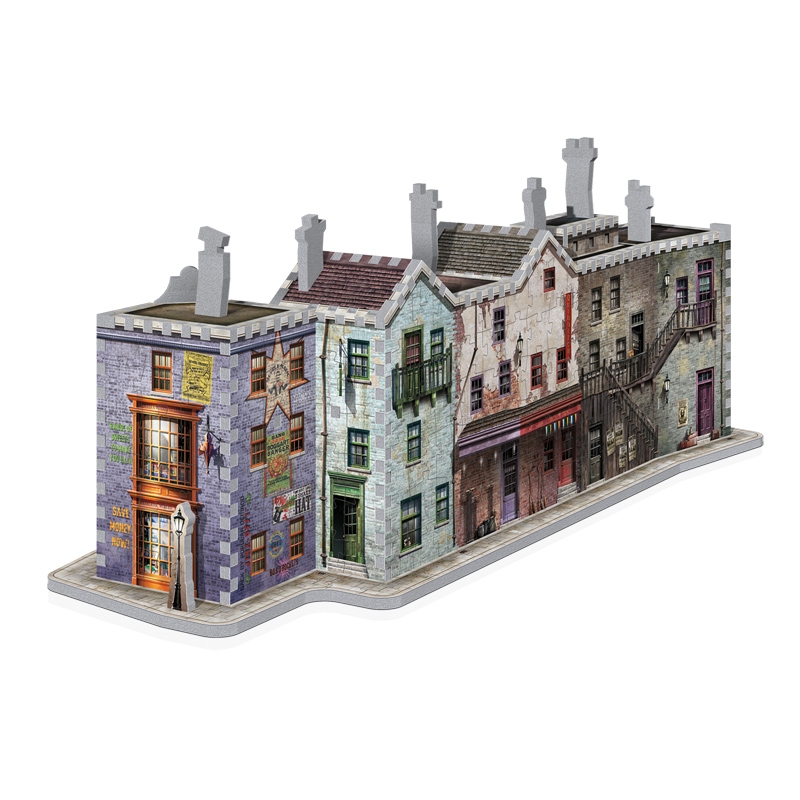 Harry Potter Diagon Alley 4-in-1 3D Puzzle Set Brand New UG7585 