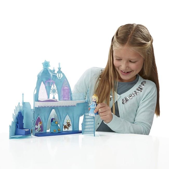 Disney Frost - Lille Elsa dukke med is palads