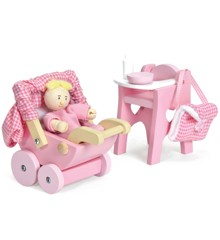 Le Toy Van - Nursery Set with Baby Doll (LME044)