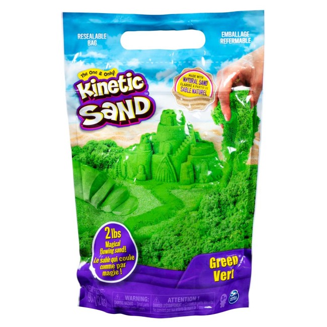 Kinetic Sand - Farve Pose 900g - Grøn (20107735)