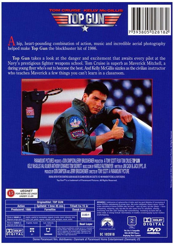 Buy Top Gun DVD Incl. shipping