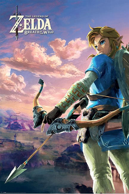 The Legend of Zelda: Breath of the Wild  Hyrule Scene Landscape Maxi Poster 61x91.5cm