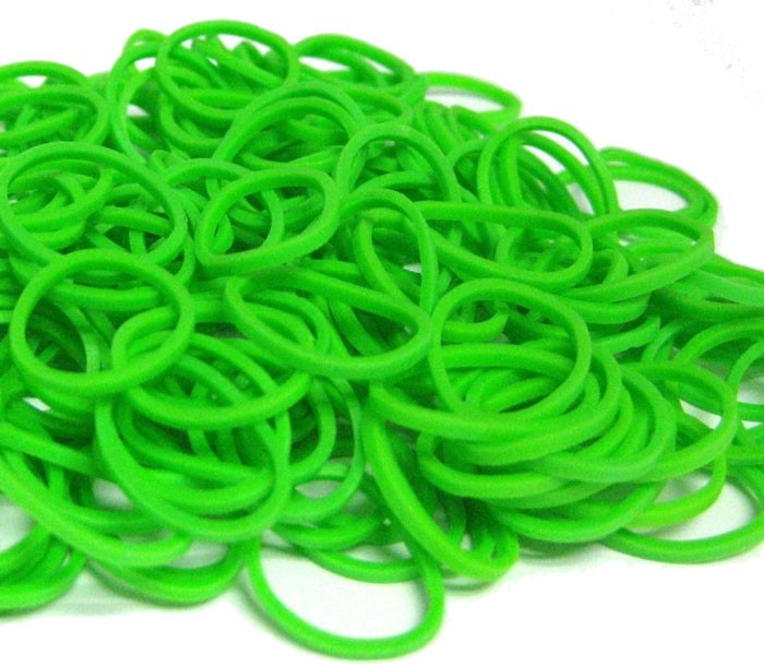 Kjøp Rainbow Loom Lime Green Bands 600 pc Lime