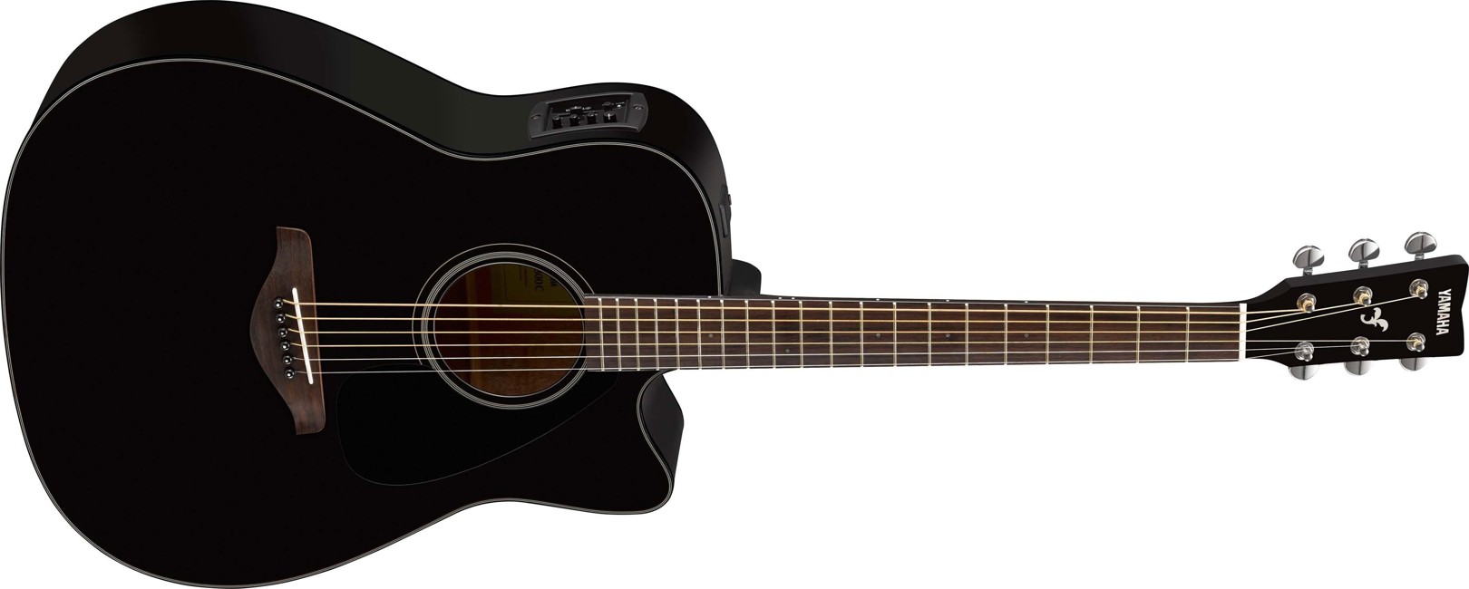 Yamaha FGX800C Akustisk Guitar (Black)