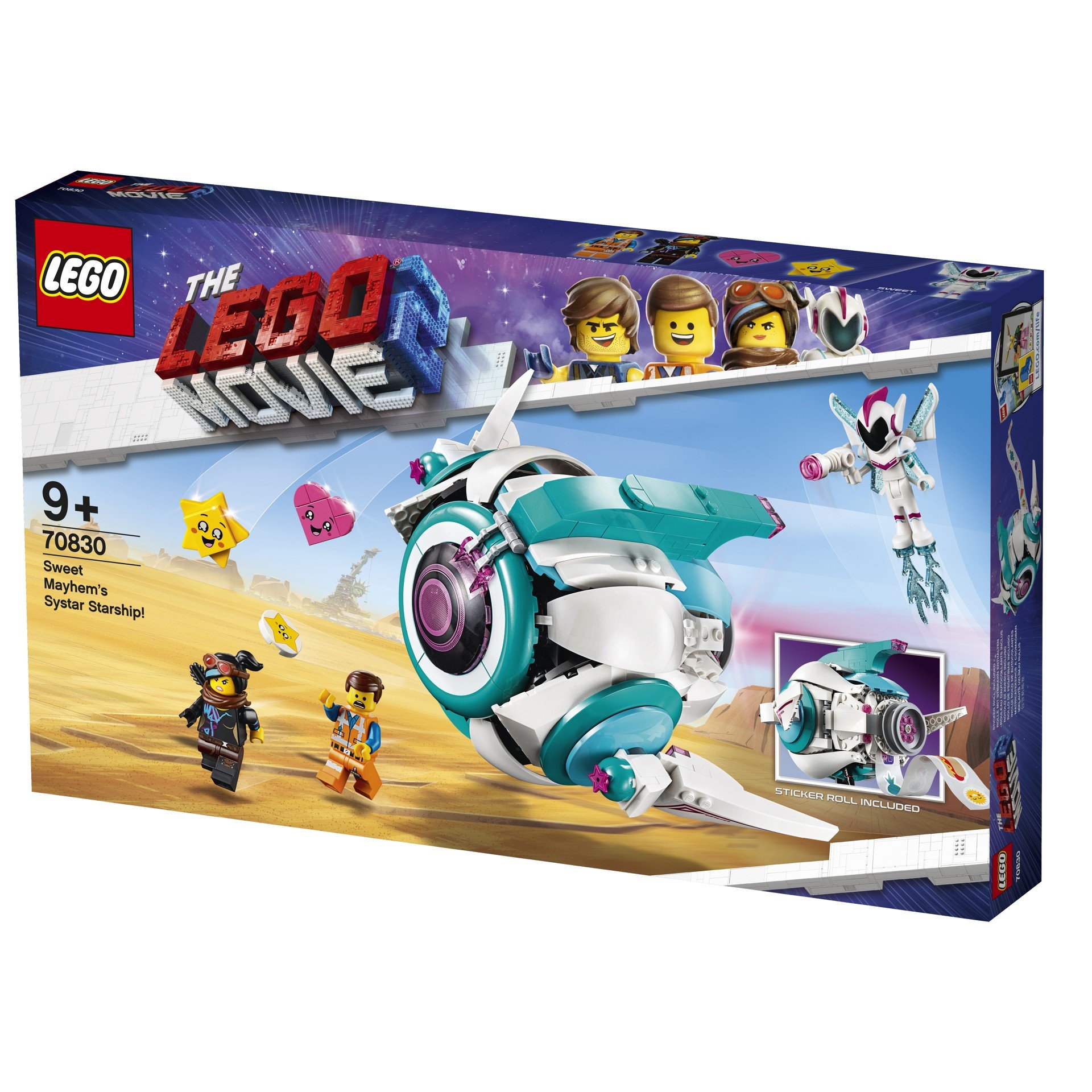 Buy Lego Movie - Sweet Mayhem's Systar Starship! (70830)