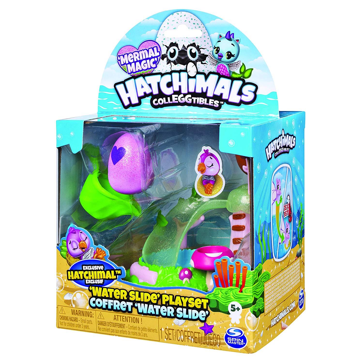 hatchimals water slide