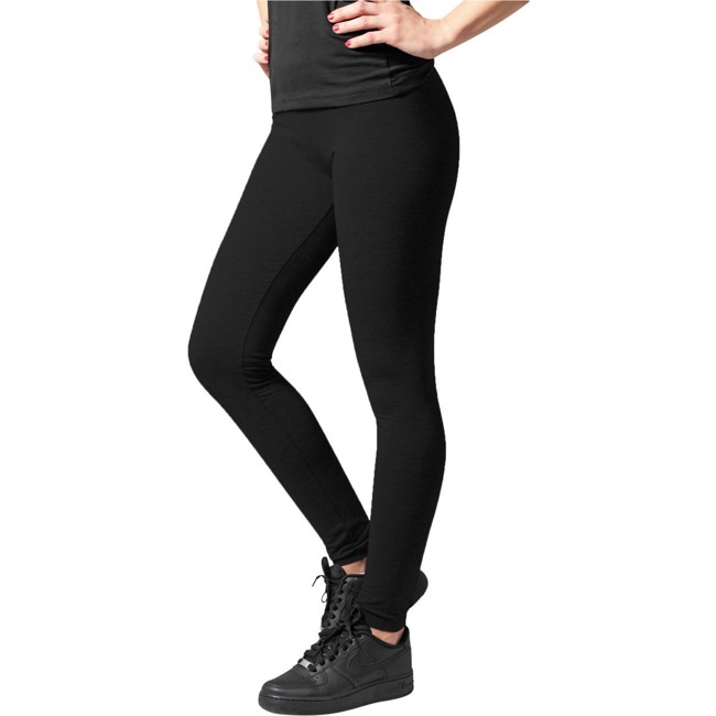 Urban Classics Ladies - Jersey Leggings black - 5XL