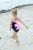 SwimFin - Hajfena simbälte för barn - Ljusrosa thumbnail-4