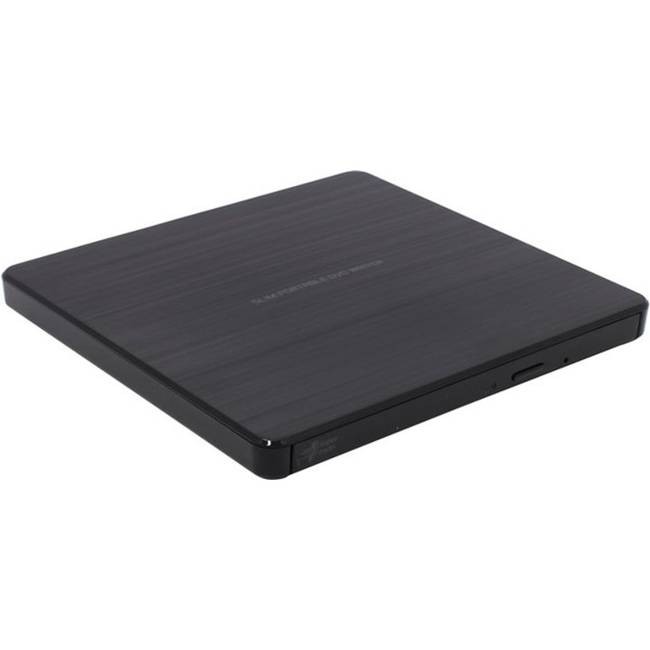 LG Super-Multi Portable Slim 8x External USB DVD Rewriter - Black (GP60NB60)