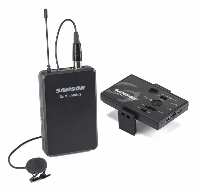 Samson - Go Mic Mobile - Trådløs Lavalier Mikrofon System Til Smartphones