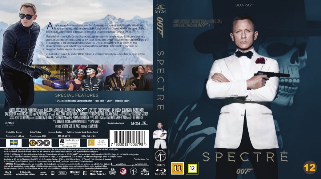 Bond spectre james Famous film