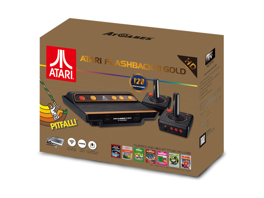 ATARI FlashBack 8 Gold HD With Wireless Controllers