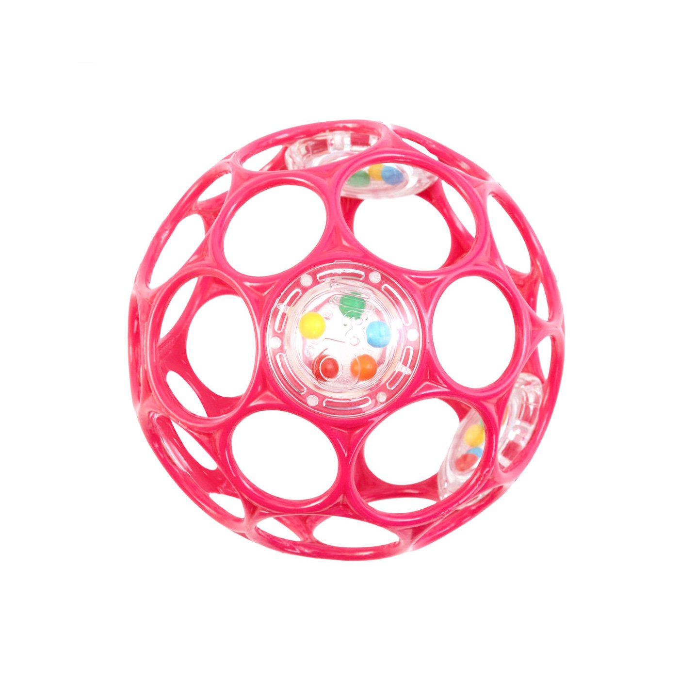 Oball - Rattle 10 cm - Pink (12030) - Leker
