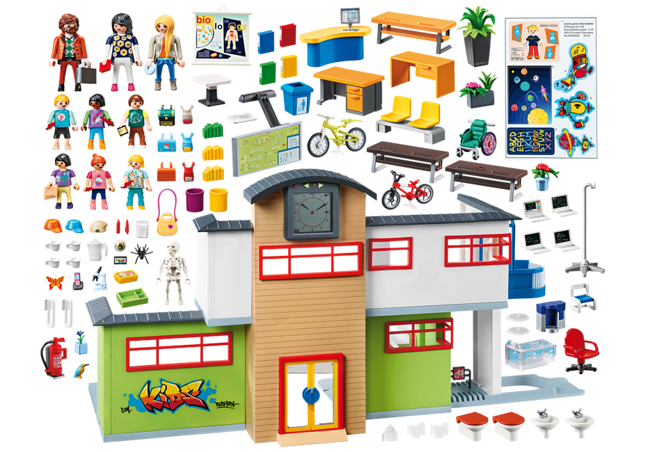 Playmobil - Furnished School Building (9453)